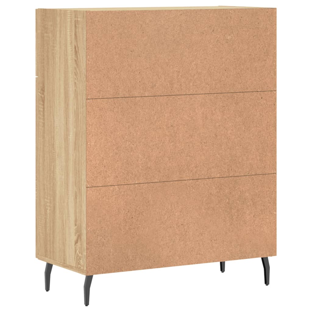 Sideboard Sonoma-Eiche 69,5x34x90 cm Holzwerkstoff