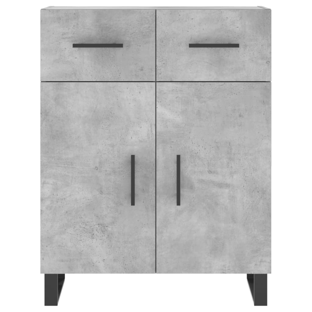 Sideboard Betongrau 69,5x34x90 cm Holzwerkstoff