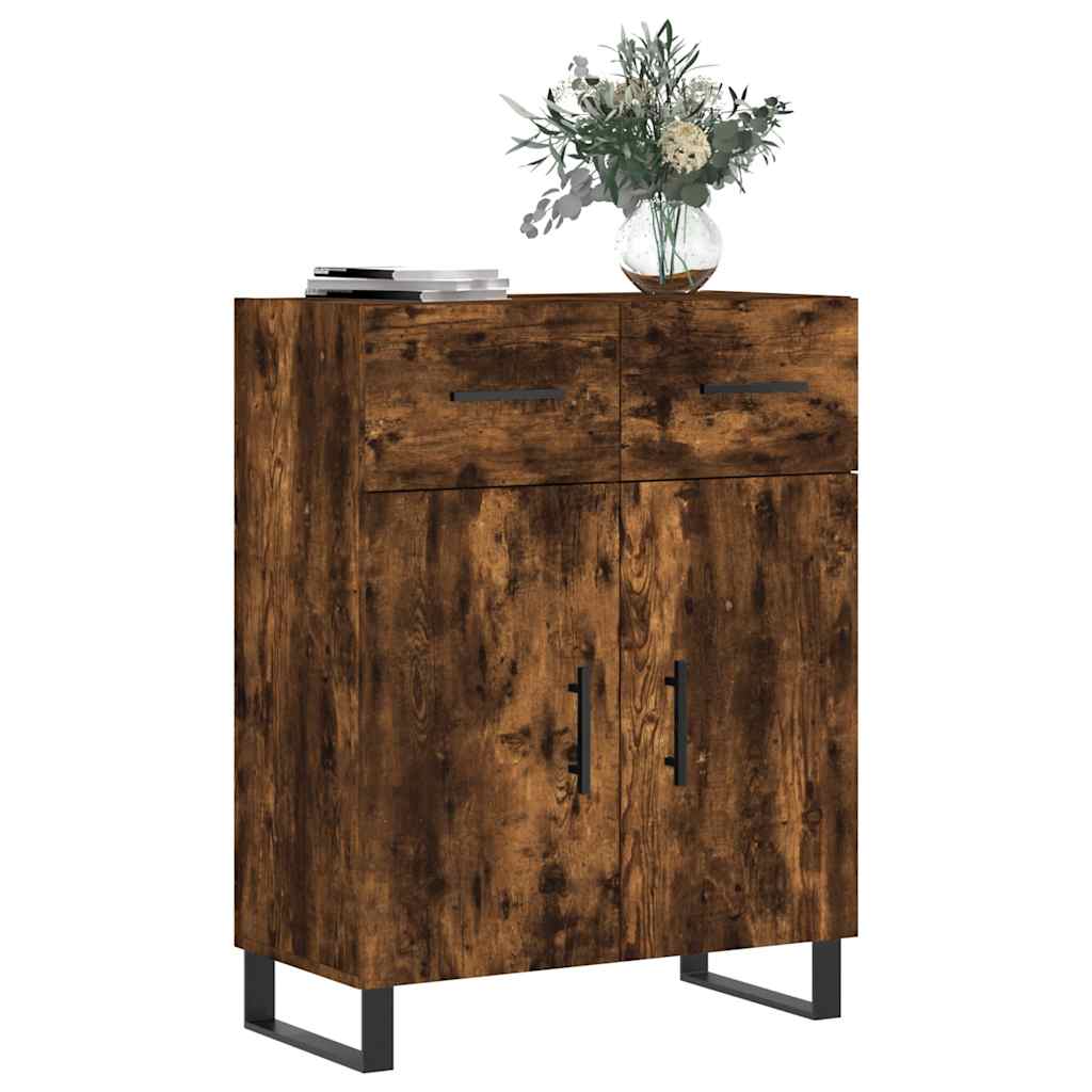 Sideboard Räuchereiche 69,5x34x90 cm Holzwerkstoff