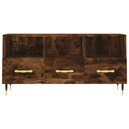 vidaXL TV-Schrank Räuchereiche 102x36x50 cm Holzwerkstoff