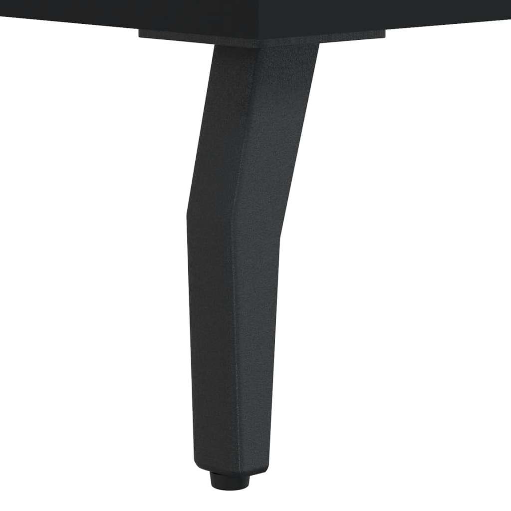 vidaXL Meuble TV Noir 102x36x50 cm Bois d'ingénierie