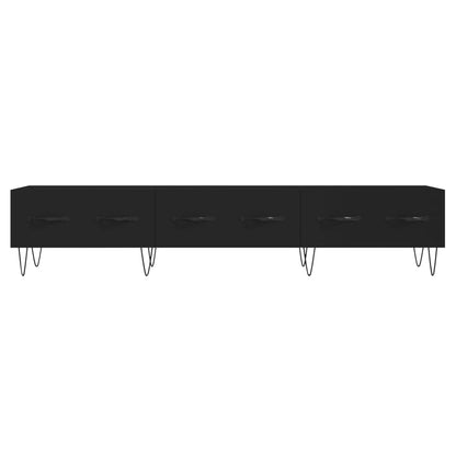 vidaXL TV-Schrank Schwarz 150x36x30 cm Holzwerkstoff