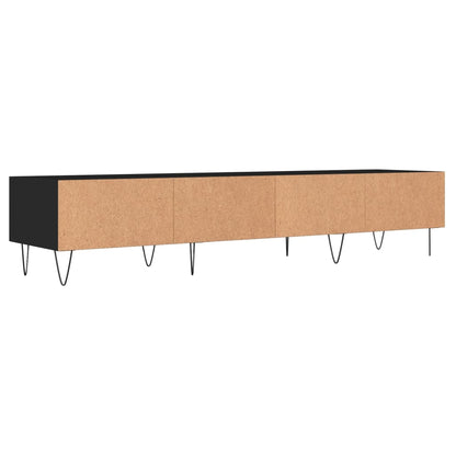 vidaXL TV-Schrank Schwarz 150x36x30 cm Holzwerkstoff