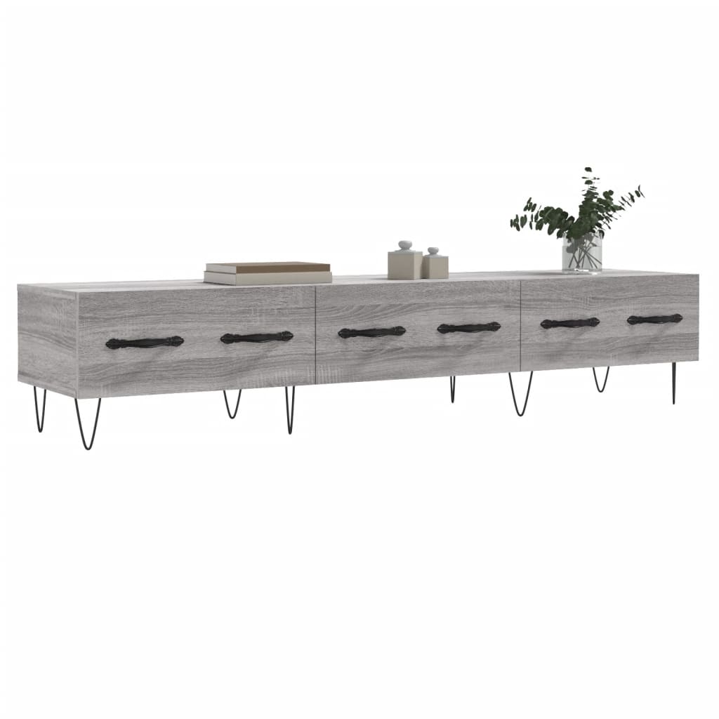 TV-Schrank Grau Sonoma 150x36x30 cm Holzwerkstoff