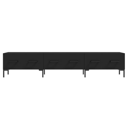 vidaXL TV-Schrank Schwarz 150x36x30 cm Holzwerkstoff