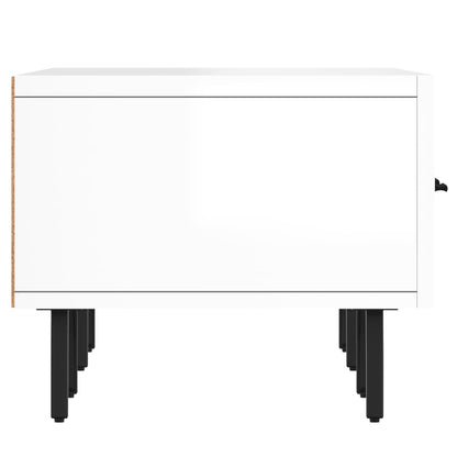 vidaXL TV-Schrank Hochglanz-Weiß 150x36x30 cm Holzwerkstoff