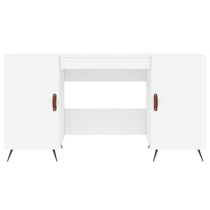 vidaXL Schreibtisch Weiß 140x50x75 cm Holzwerkstoff