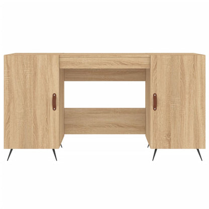 vidaXL Schreibtisch Sonoma-Eiche 140x50x75 cm Holzwerkstoff
