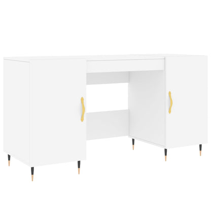 vidaXL Schreibtisch Weiß 140x50x75 cm Holzwerkstoff
