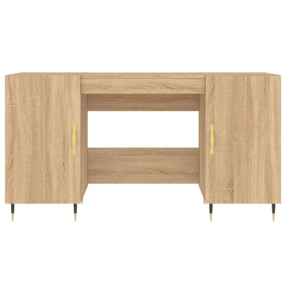 vidaXL Schreibtisch Sonoma-Eiche 140x50x75 cm Holzwerkstoff