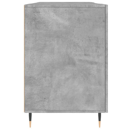 vidaXL Schreibtisch Betongrau 140x50x75 cm Holzwerkstoff
