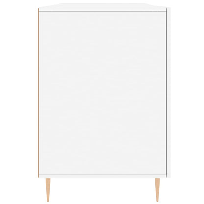 Schreibtisch Weiß 140x50x75 cm Holzwerkstoff