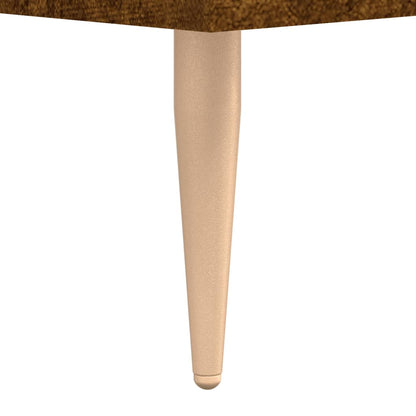 vidaXL Schreibtisch Räuchereiche 140x50x75 cm Holzwerkstoff
