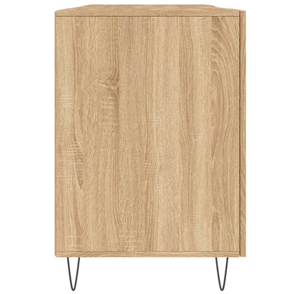 vidaXL Schreibtisch Sonoma-Eiche 140x50x75 cm Holzwerkstoff