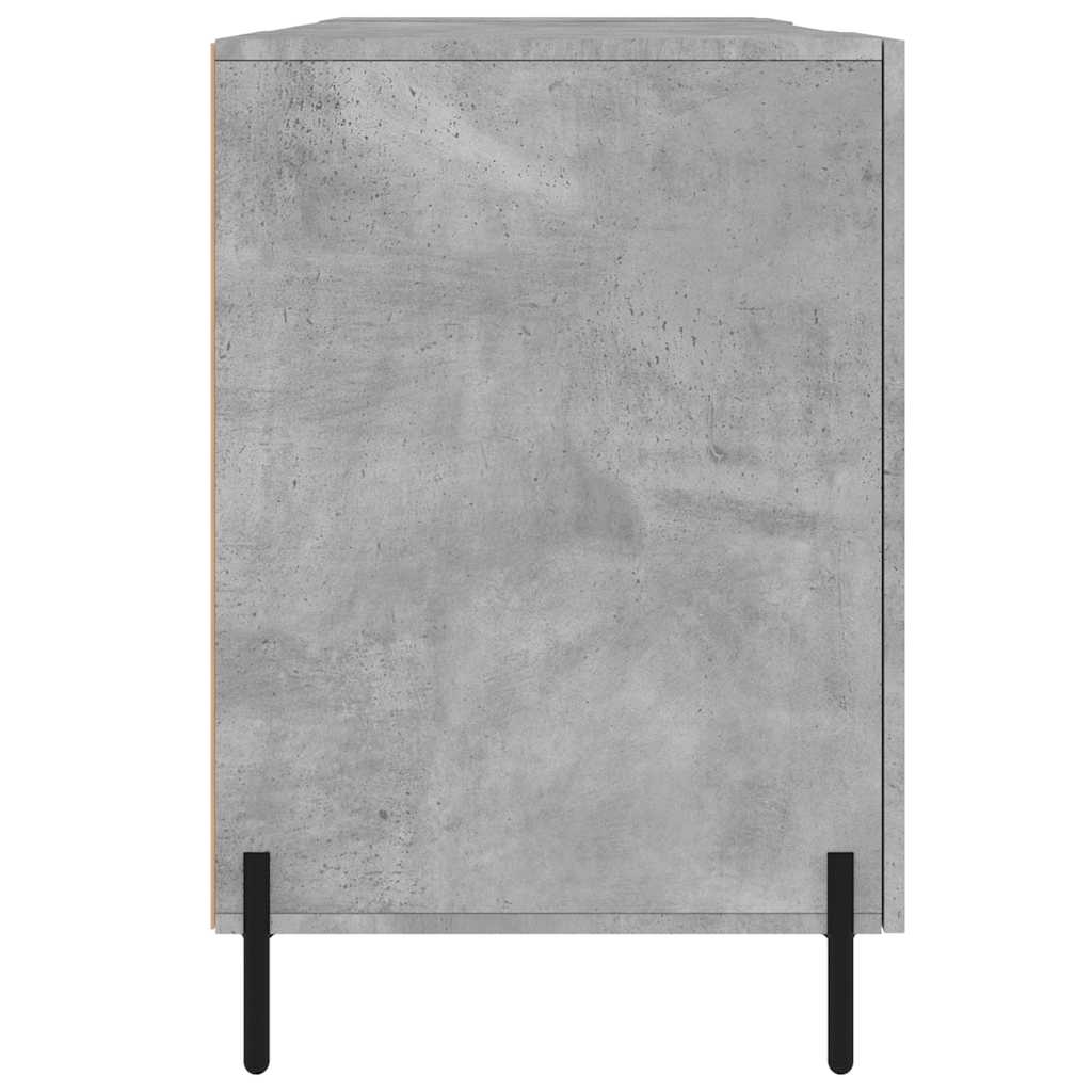 vidaXL Schreibtisch Betongrau 140x50x75 cm Holzwerkstoff