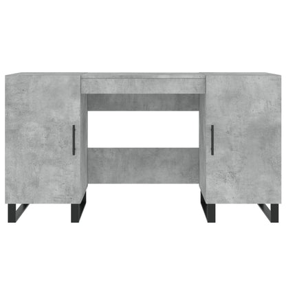 vidaXL Schreibtisch Betongrau 140x50x75 cm Holzwerkstoff