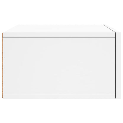 vidaXL Wand-Nachttische 2 Stk. Weiß 35x35x20 cm