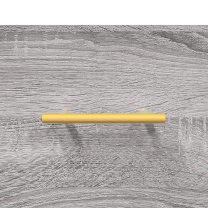 vidaXL Tables de chevet murales 2 pcs Gris Sonoma 35x35x20 cm