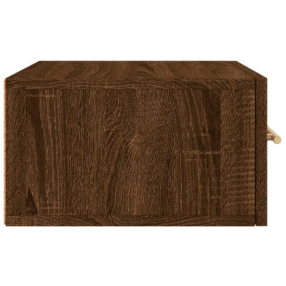 vidaXL Wand-Nachttisch Braun Eichen-Optik 35x35x20 cm
