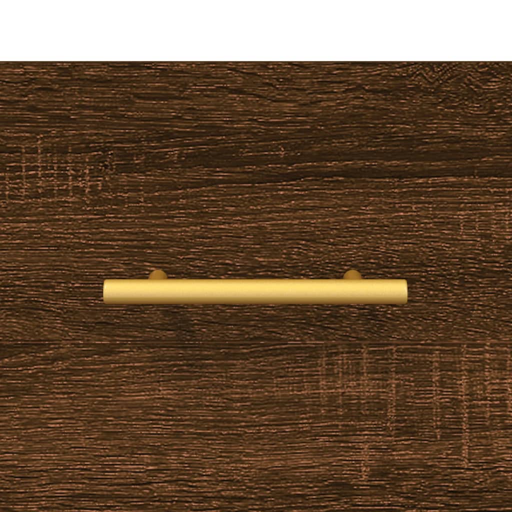 vidaXL Wand-Nachttisch Braun Eichen-Optik 35x35x20 cm