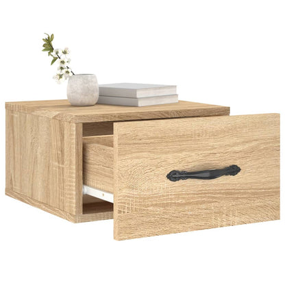vidaXL Wand-Nachttisch Sonoma-Eiche 35x35x20 cm