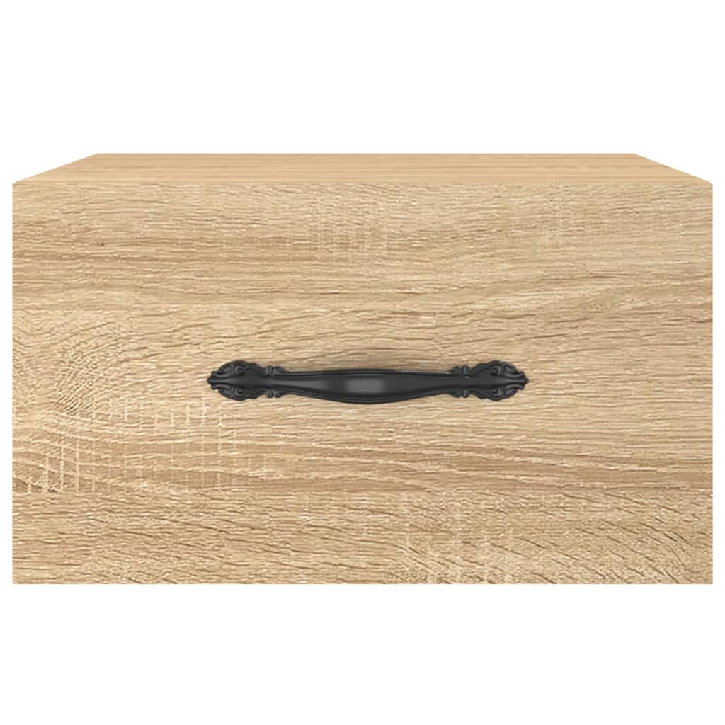 vidaXL Wand-Nachttisch Sonoma-Eiche 35x35x20 cm