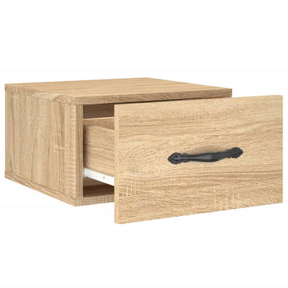 vidaXL Wand-Nachttisch Sonoma-Eiche 35x35x20 cm