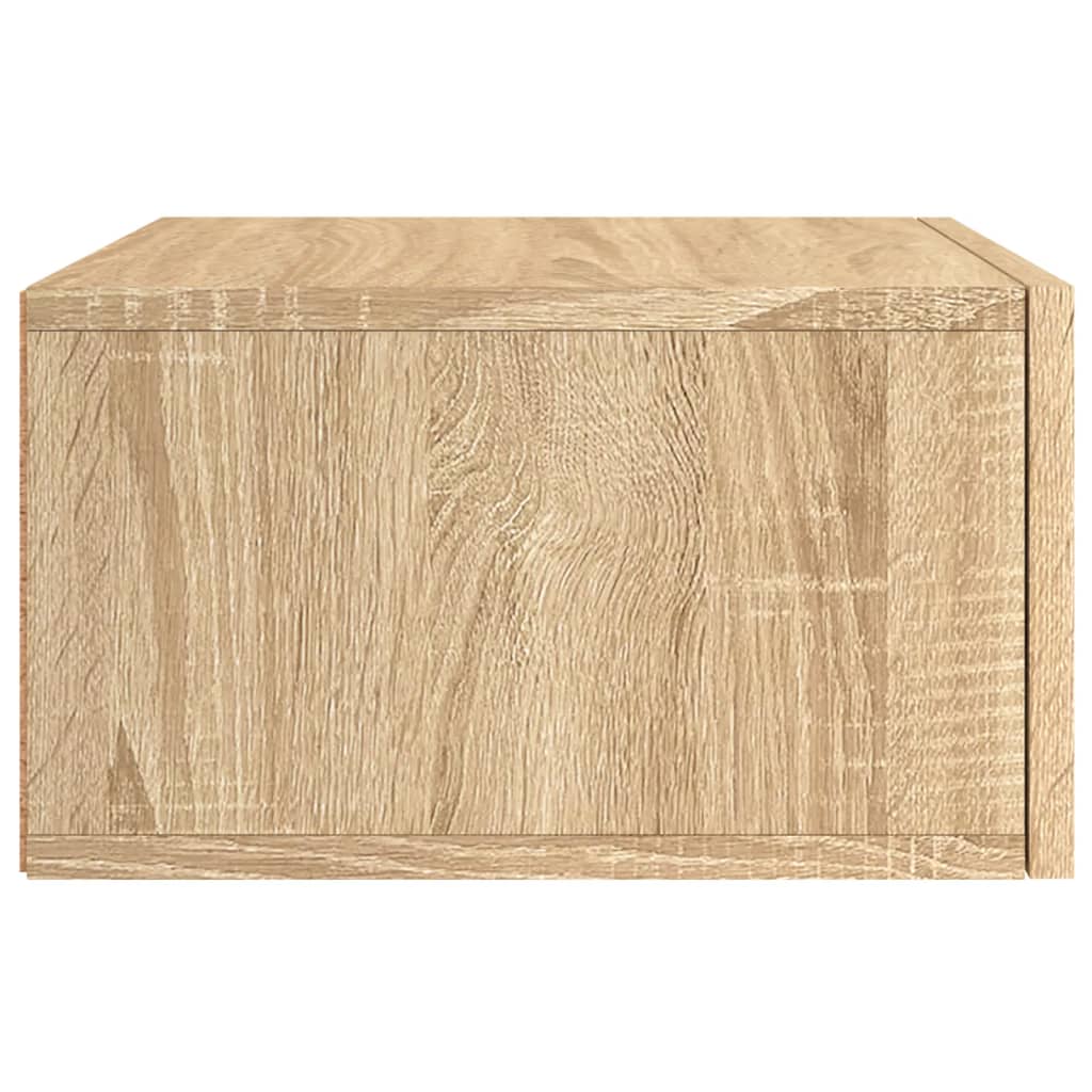 vidaXL Wand-Nachttisch Sonoma-Eiche 35x35x20 cm