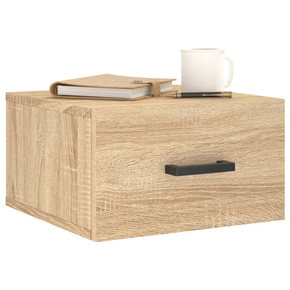 vidaXL Wand-Nachttisch Sonoma-Eiche 35x35x20 cm