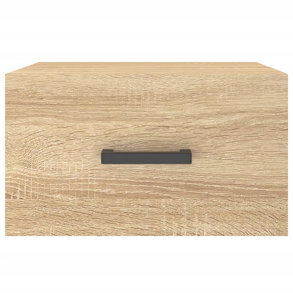 vidaXL Wand-Nachttisch Sonoma-Eiche 35x35x20 cm
