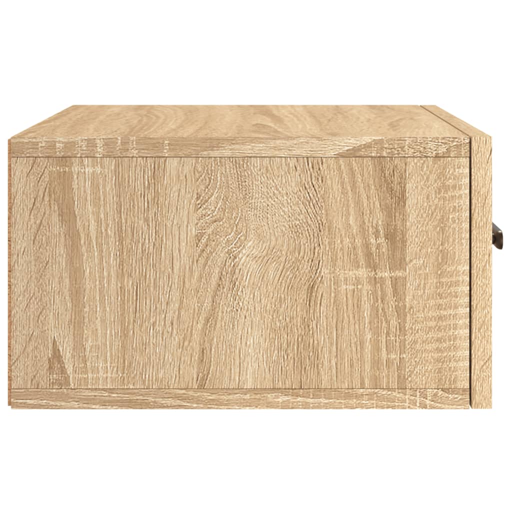 vidaXL Wand-Nachttisch Sonoma-Eiche 35x35x20 cm