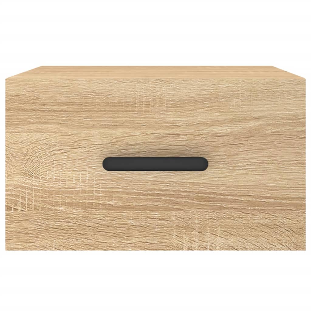 vidaXL Wand-Nachttische 2 Stk. Sonoma-Eiche 35x35x20 cm