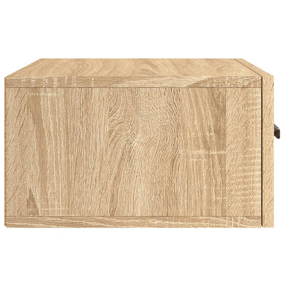vidaXL Wand-Nachttische 2 Stk. Sonoma-Eiche 35x35x20 cm