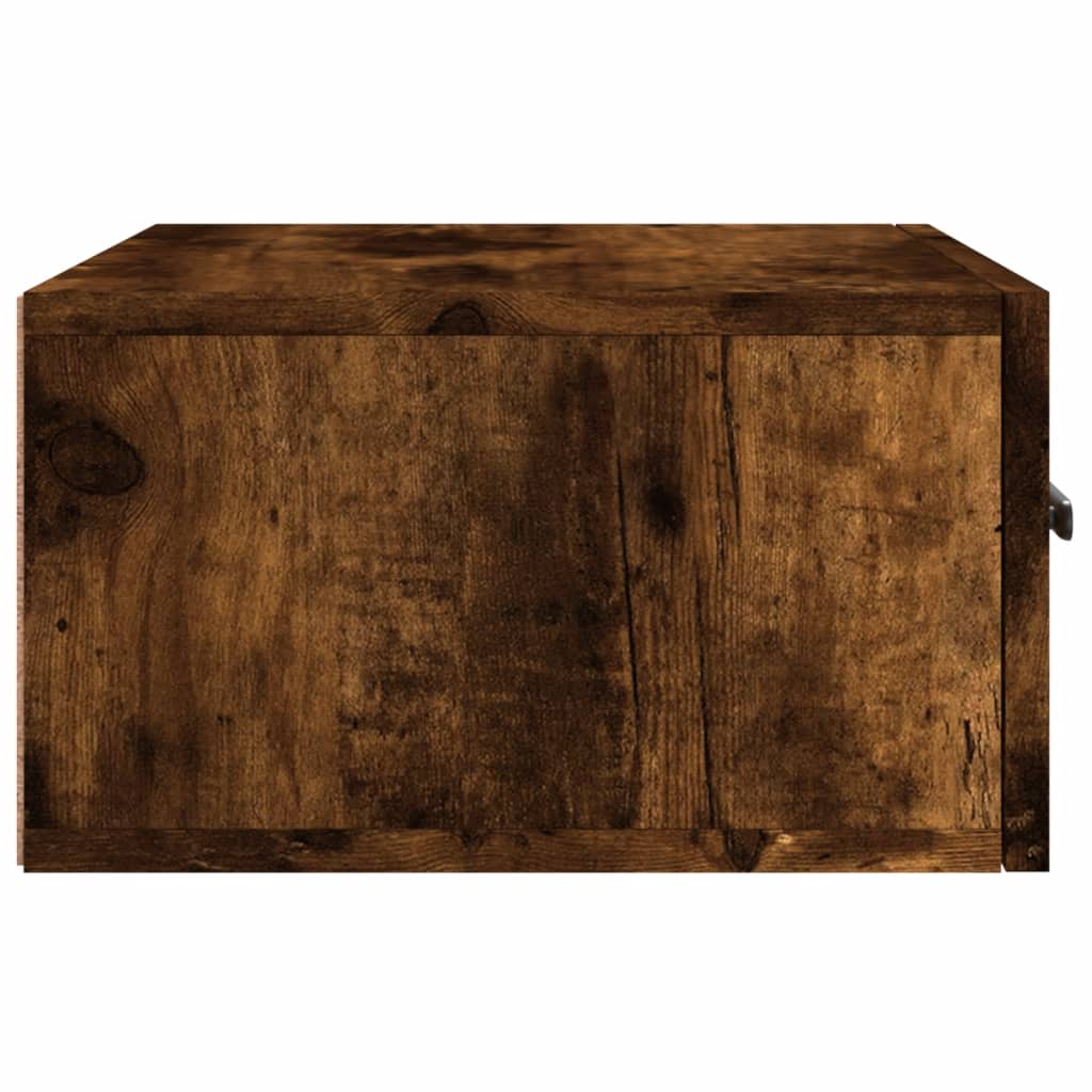 vidaXL Wand-Nachttisch Räuchereiche 35x35x20 cm