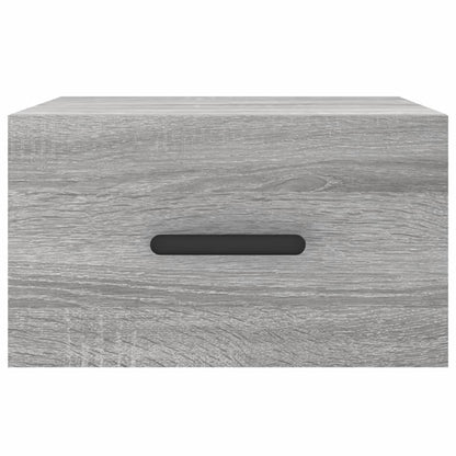 vidaXL Wand-Nachttische 2 Stk. Grau Sonoma 35x35x20 cm