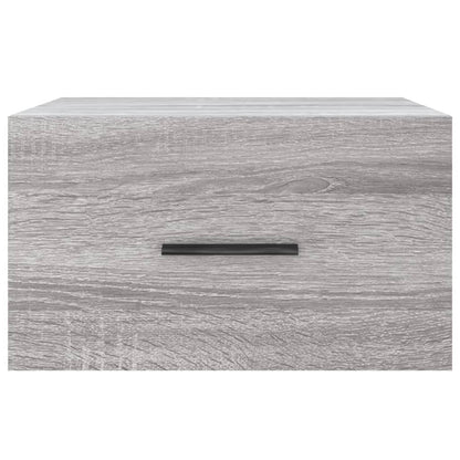 vidaXL Wand-Nachttisch Grau Sonoma 35x35x20 cm