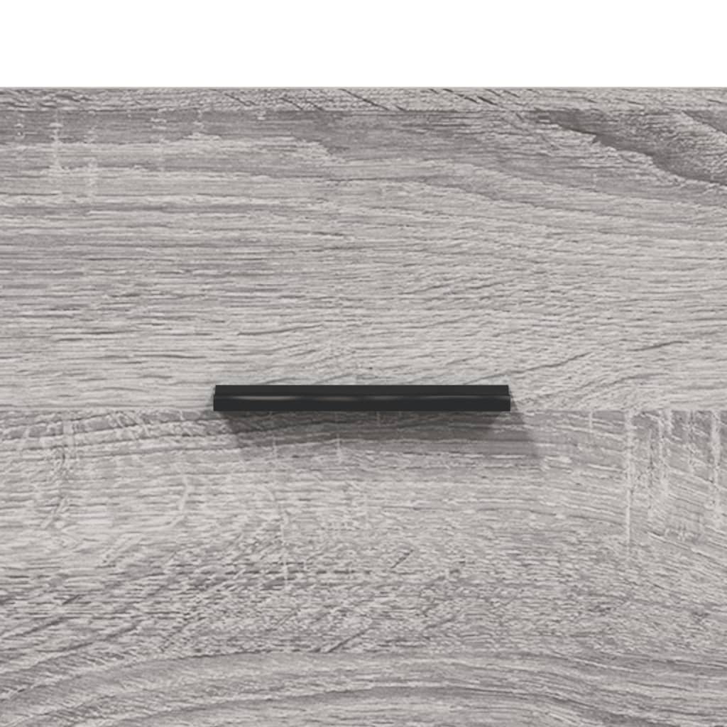 vidaXL Wand-Nachttisch Grau Sonoma 35x35x20 cm