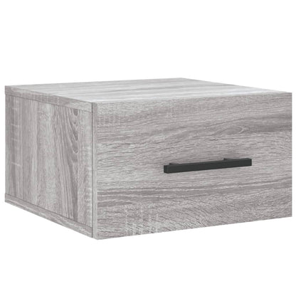 vidaXL Tables de chevet murales 2 pcs Gris Sonoma 35x35x20 cm