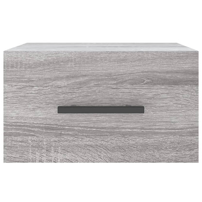 vidaXL Tables de chevet murales 2 pcs Gris Sonoma 35x35x20 cm