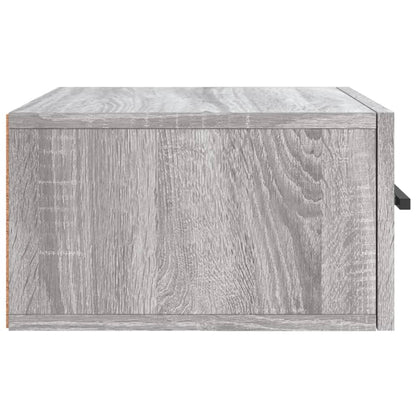 vidaXL Tables de chevet murales 2 pcs Gris Sonoma 35x35x20 cm