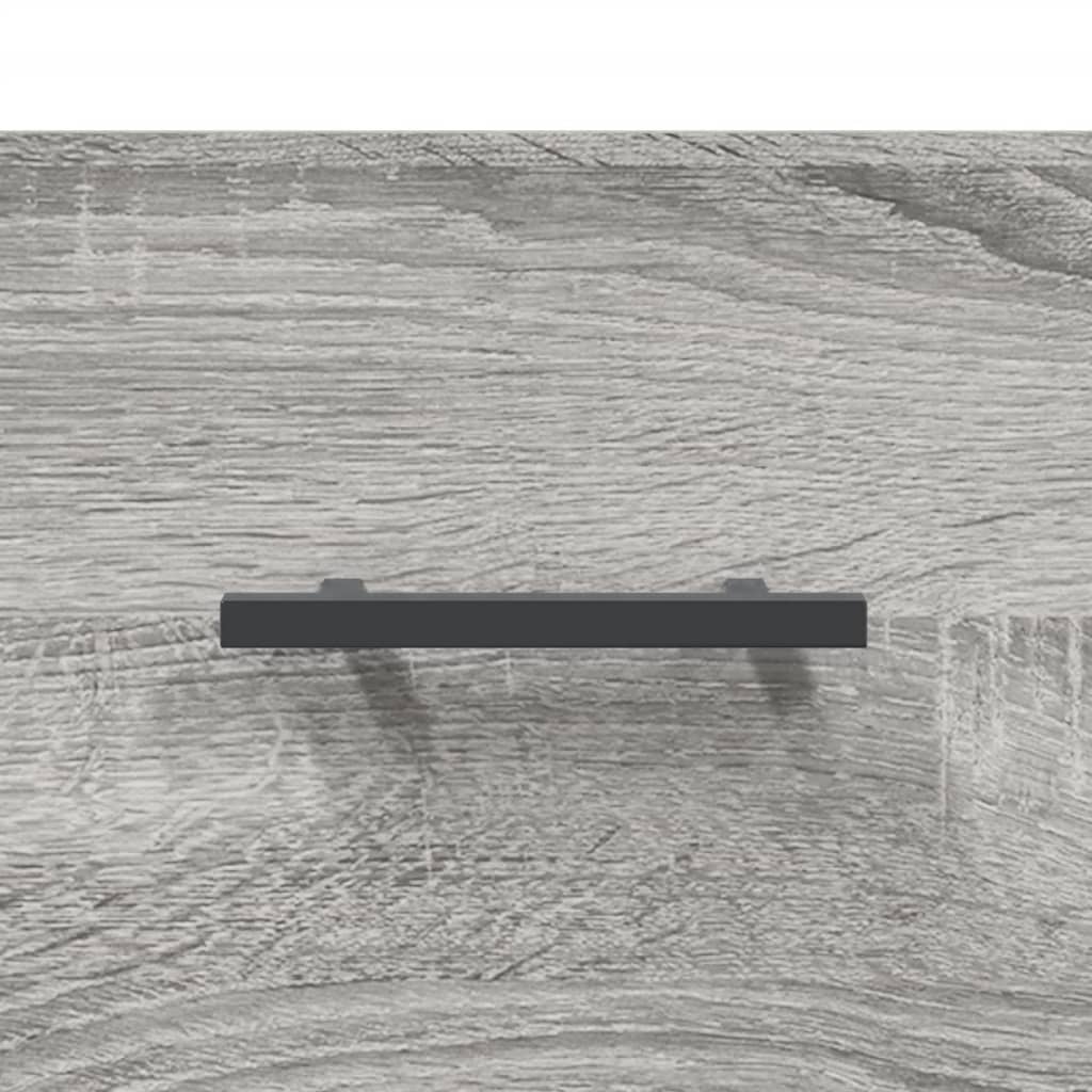 vidaXL Tables de chevet murales 2 pcs Gris Sonoma 35x35x20 cm
