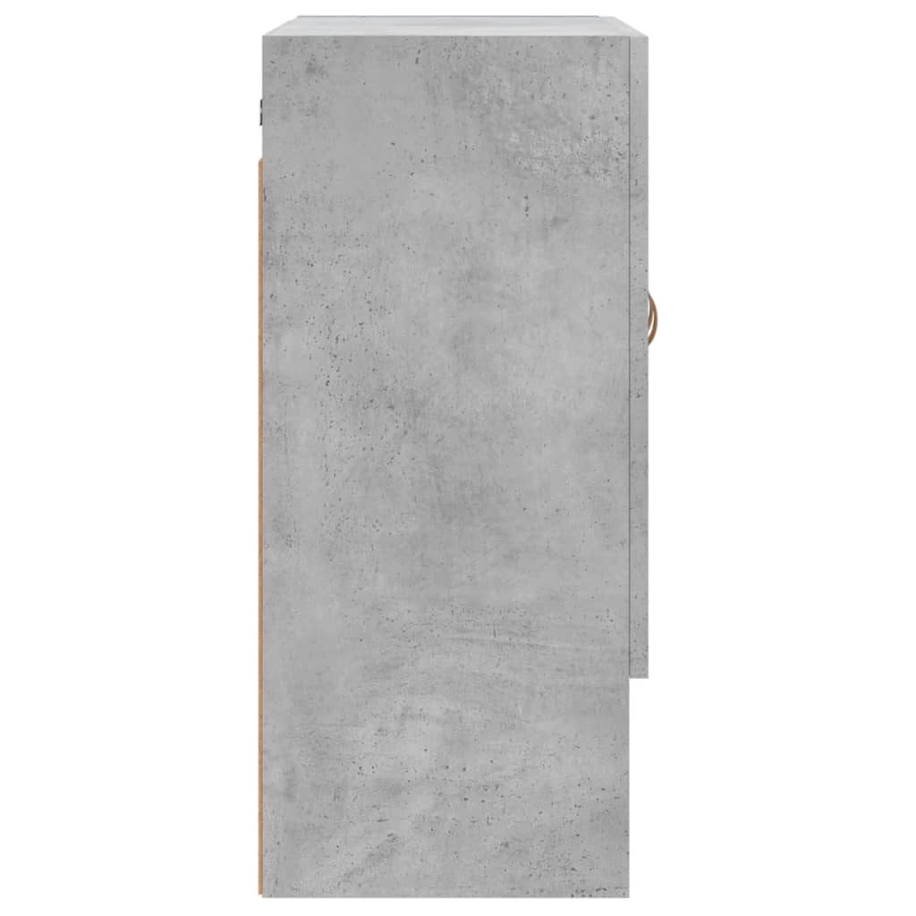 vidaXL Wandschrank Betongrau 60x31x70 cm Holzwerkstoff
