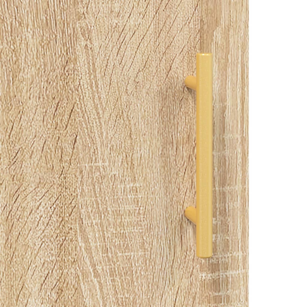 vidaXL Wandschrank Sonoma-Eiche 60x31x70 cm Holzwerkstoff