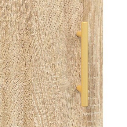 vidaXL Wandschrank Sonoma-Eiche 60x31x70 cm Holzwerkstoff