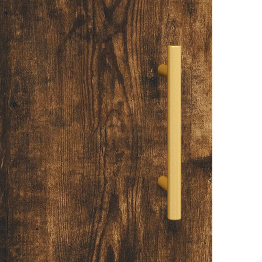 vidaXL Wandschrank Räuchereiche 60x31x70 cm Holzwerkstoff
