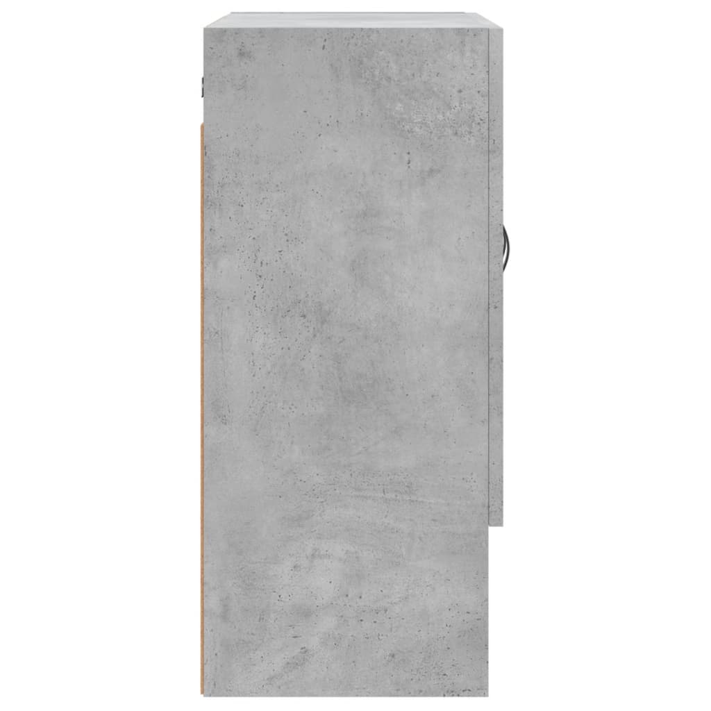 vidaXL Wandschrank Betongrau 60x31x70 cm Holzwerkstoff