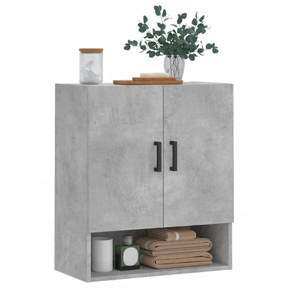 vidaXL Wandschrank Betongrau 60x31x70 cm Holzwerkstoff