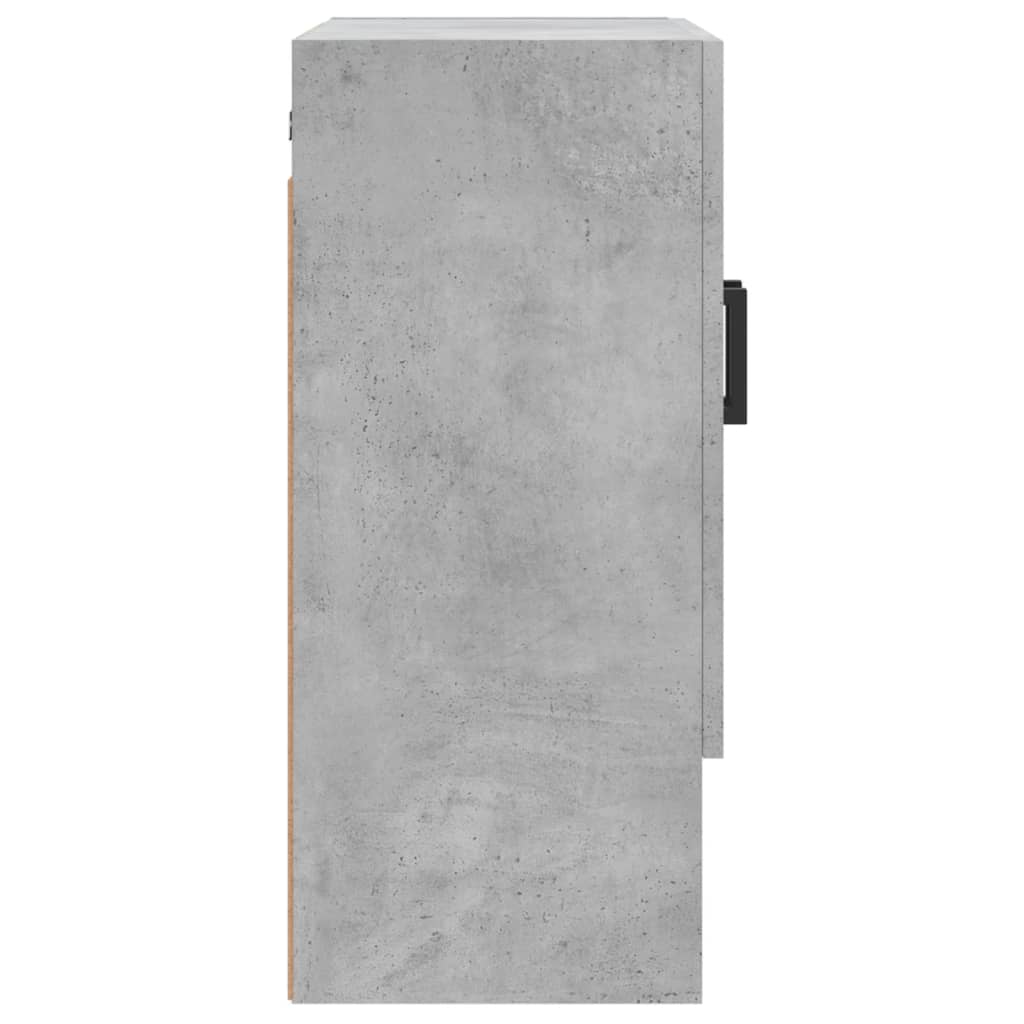 vidaXL Wandschrank Betongrau 60x31x70 cm Holzwerkstoff