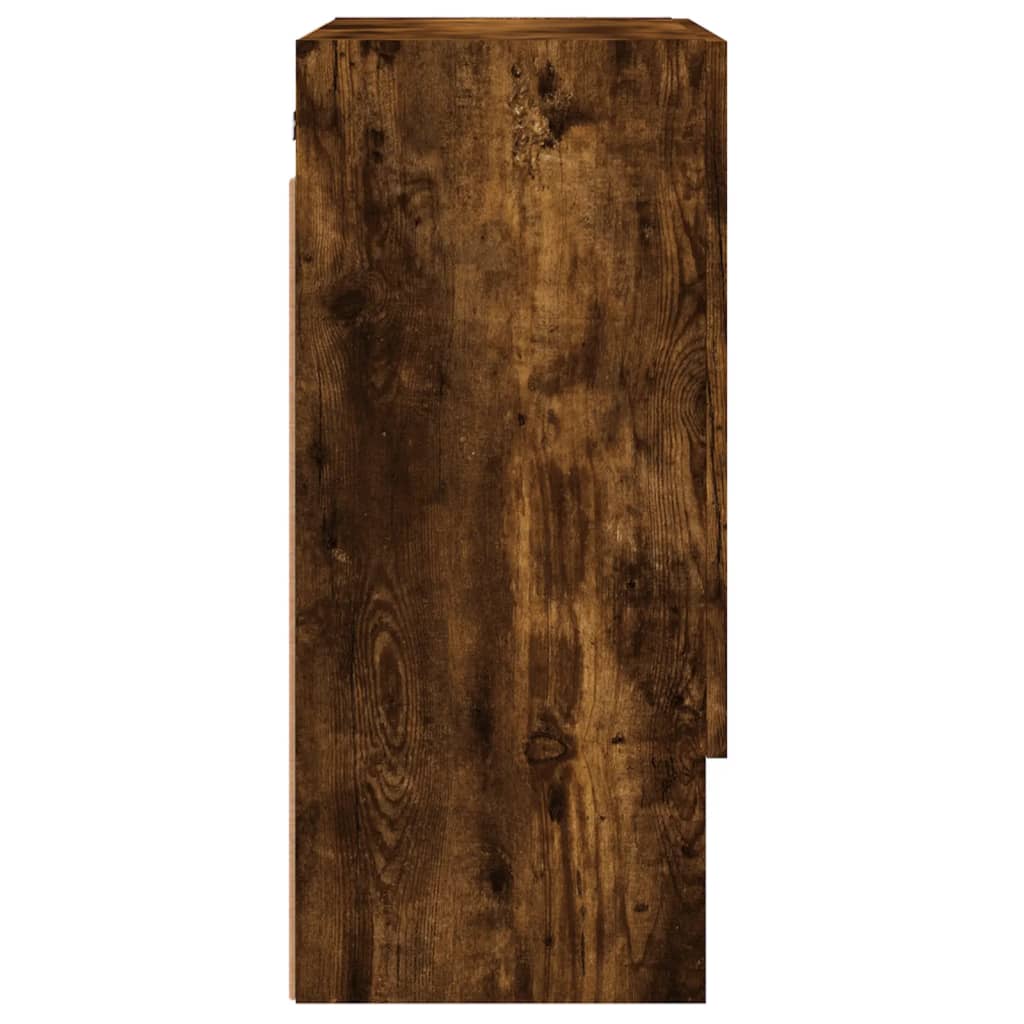 vidaXL Wandschrank Räuchereiche 60x31x70 cm Holzwerkstoff