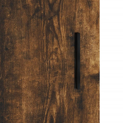 vidaXL Wandschrank Räuchereiche 60x31x70 cm Holzwerkstoff